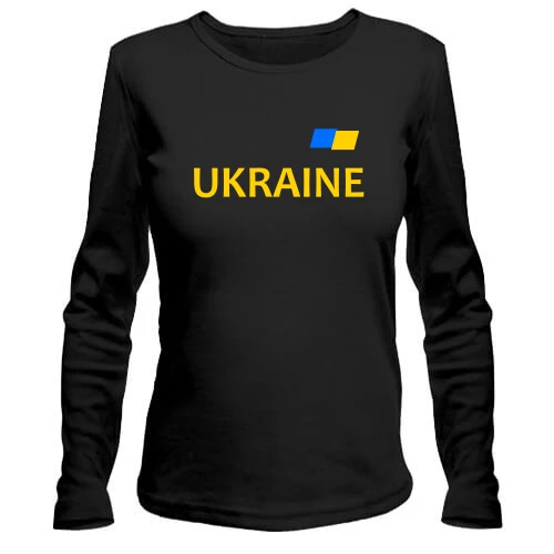 Женский лонгслив Сборная Украины