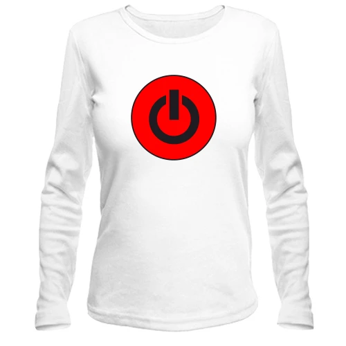 Женский лонгслив power button