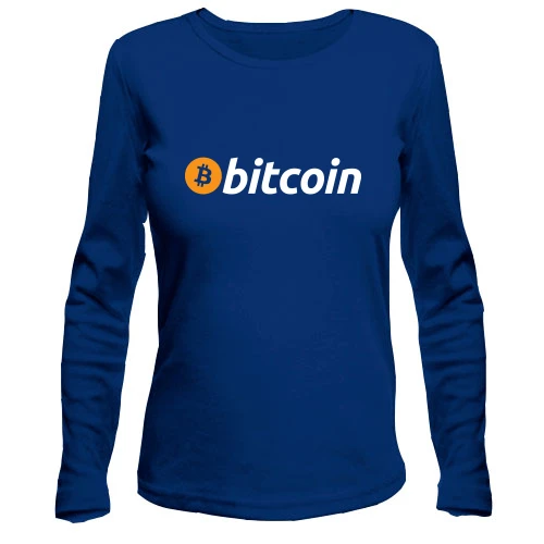 Жіночий лонгслів Bitcoin