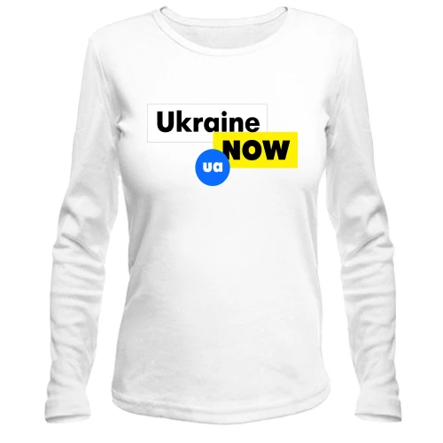 Жіночий лонгслів Ukraine NOW UA