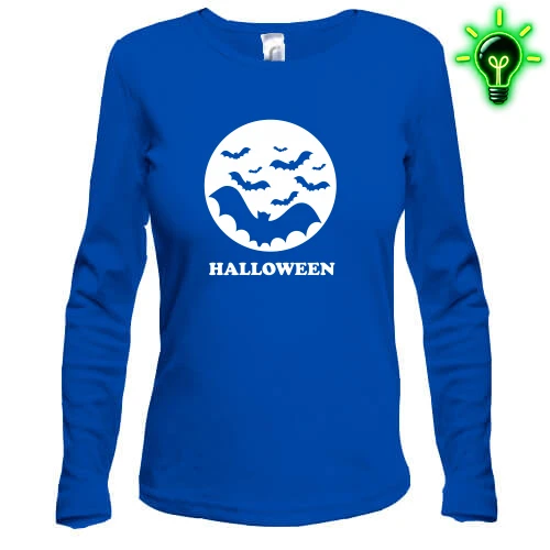 Жіночий лонгслів Halloween Bats