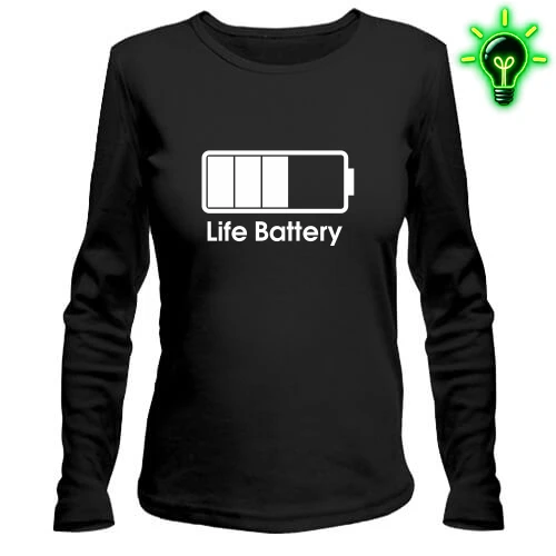 Женский лонгслив Life Battery