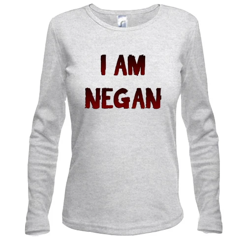 Женский лонгслив Я Ниган (I'm Negan)