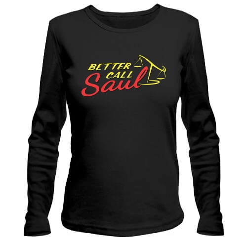 Женский лонгслив, Черный, Better Call Saul (Лучше звоните Солу)