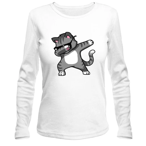 Женский лонгслив Dabbing Cat