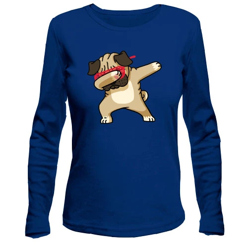 Женский лонгслив Dabbing Dog