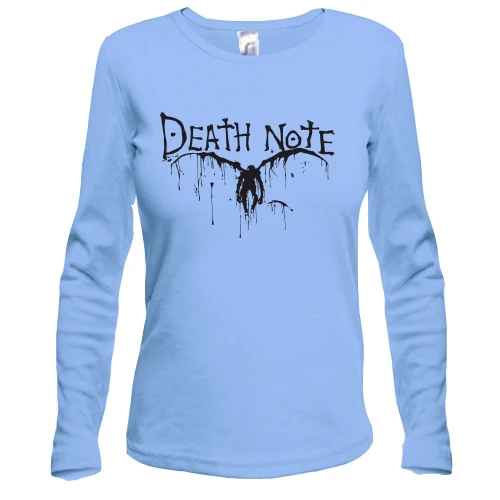 Женский лонгслив, Синий, death note
