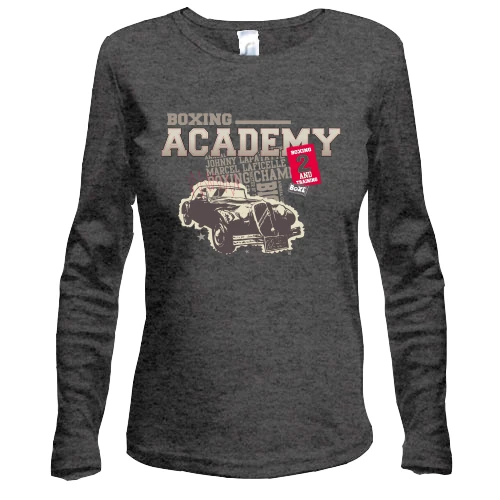 Женский лонгслив Boxing academy car