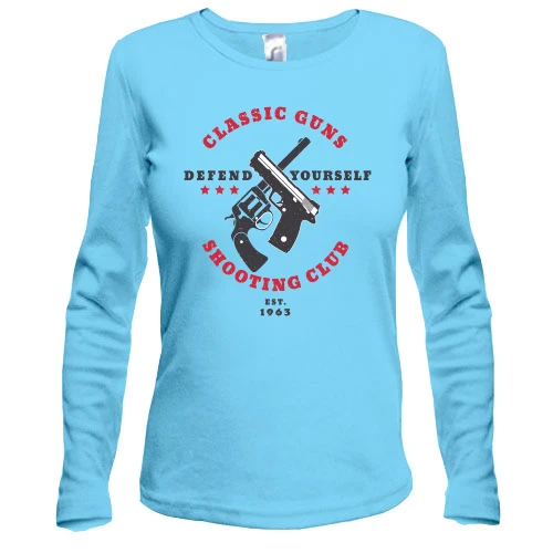 Жіночий лонгслів Classic Guns Shooting Club