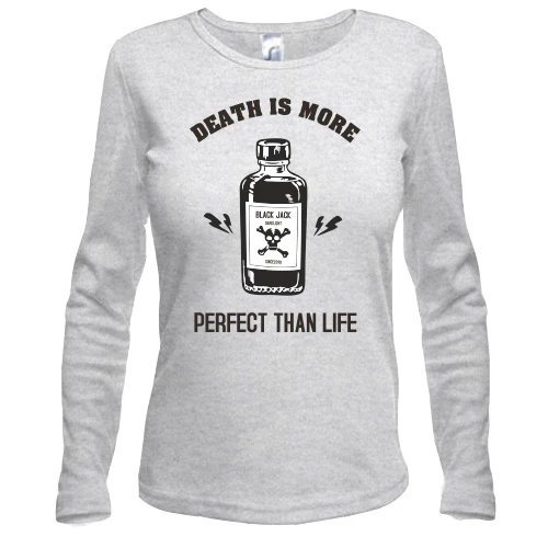 Жіночий лонгслів Death is more perfect than life
