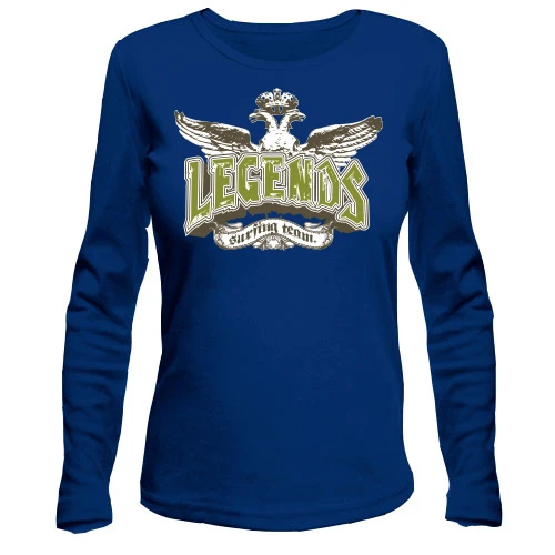 Женский лонгслив legends surfing team