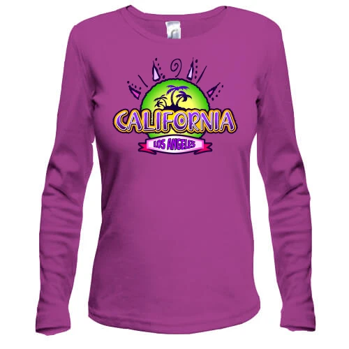Женский лонгслив California Los Angeles