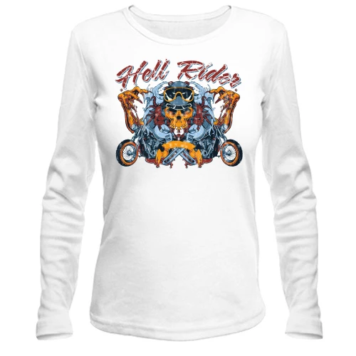 Женский лонгслив hell rider
