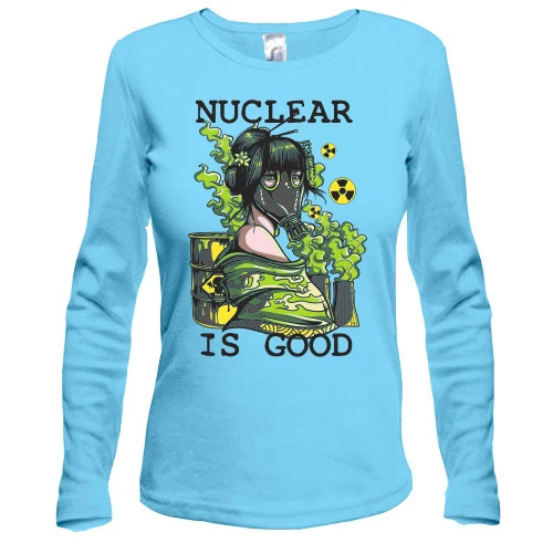 Женский лонгслив nuclear is good