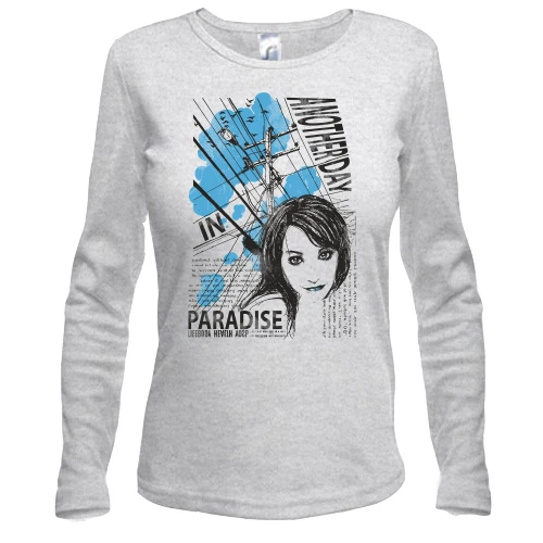 Женский лонгслив another day paradise