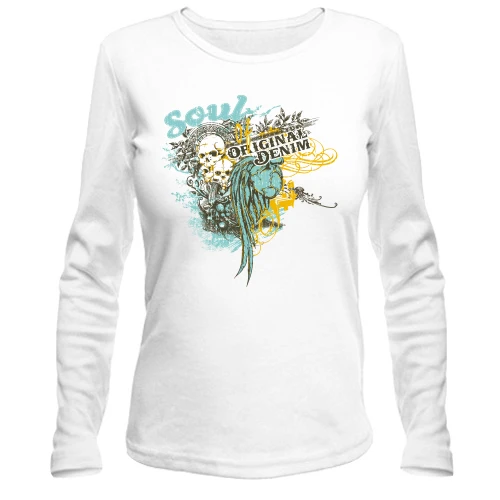 Женский лонгслив soul of original denim