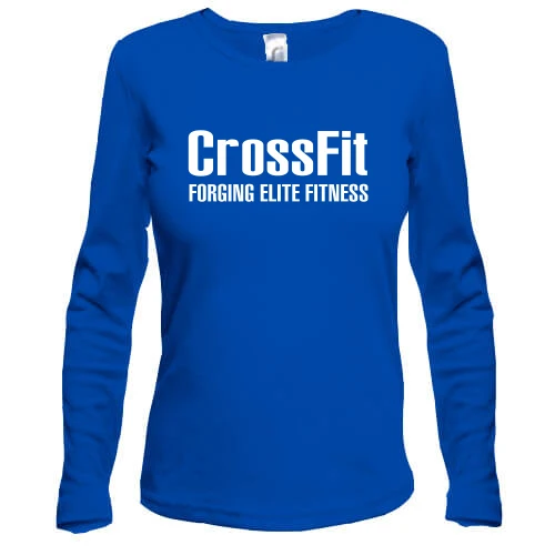Женский лонгслив, желтый, CrossFit