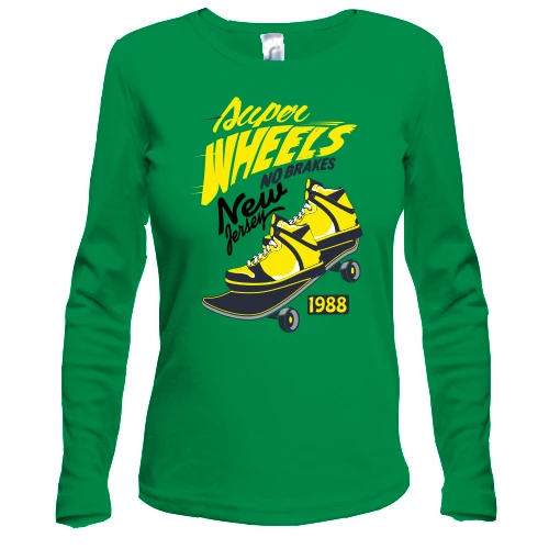 Женский лонгслив super wheels