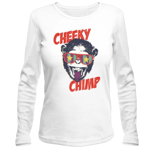 Женский лонгслив cheeky chimp monkey
