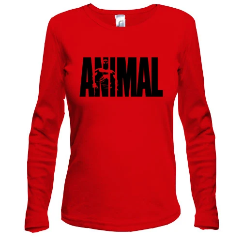 Женский лонгслив Animal