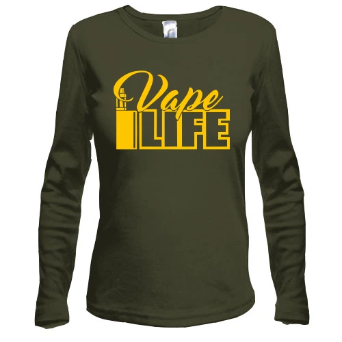 Женский лонгслив Vape life 2