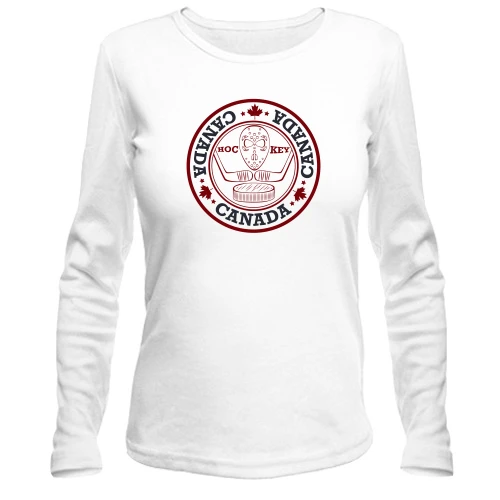 Жіночий лонгслів canada hockey