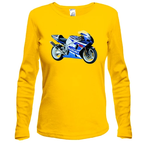 Жіночий лонгслів suzuki motorcycle