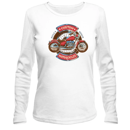 Женский лонгслив american motorcycles custom