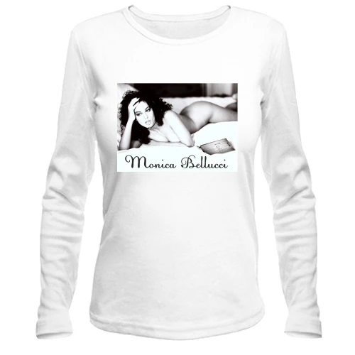 Женский лонгслив MONICA BELLUCCI в кровати