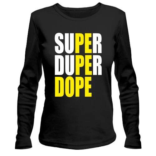 Жіночий лонгслів Super Dope