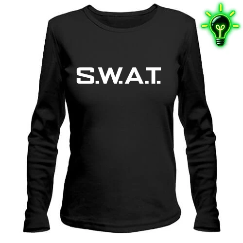 Женский лонгслив, Черный, S.W.A.T.