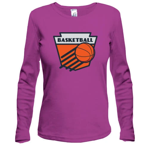 Женский лонгслив с логотипом Basketball