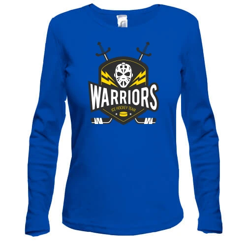 Женский лонгслив warriors ice hockey