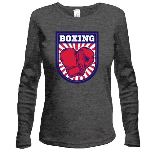 Женский лонгслив boxing