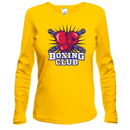 Женский лонгслив boxing club 2