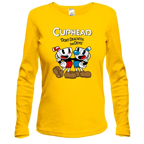 Жіночий лонгслів Cuphead