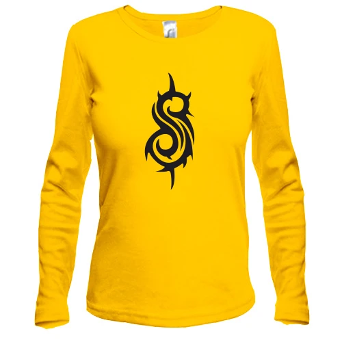 Жіночий лонгслів, жовтий, Slipknot (small)