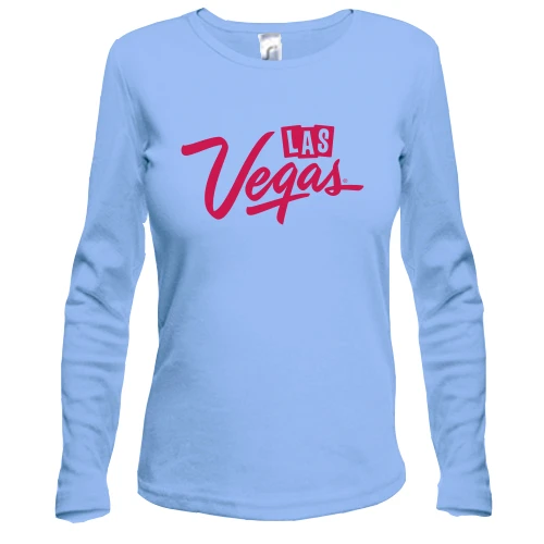 Жіночий лонгслів c написом Las Vegas