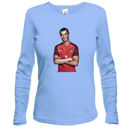 Жіночий лонгслів з Cristiano Ronaldo