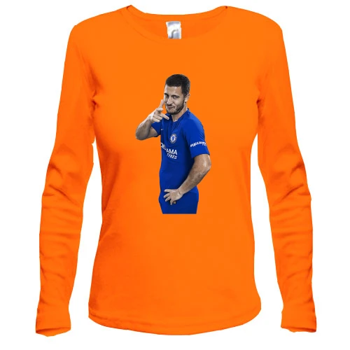 Женский лонгслив c Eden Hazard