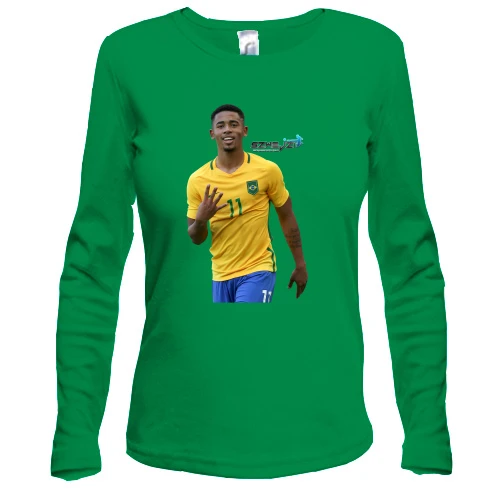 Жіночий лонгслів з Gabriel Jesus 2