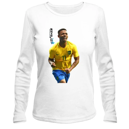 Жіночий лонгслів з Gabriel Jesus