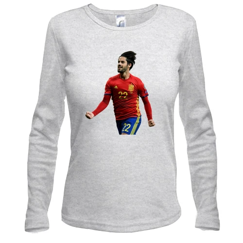 Жіночий лонгслів з Isco Spain national football team