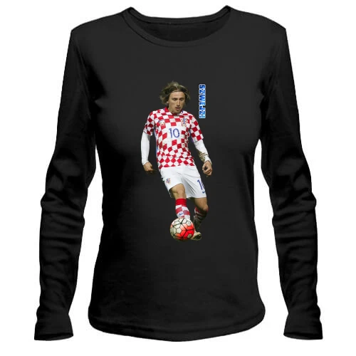 Жіночий лонгслів з Luka Modrić