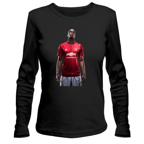 Женский лонгслив с Paul Pogba