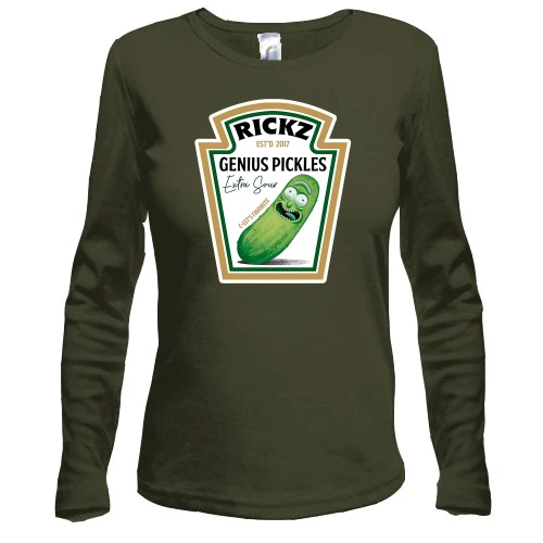Жіночий лонгслів Rickz Genius Pickles