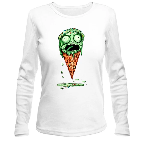 Жіночий лонгслів Ice cream Morty
