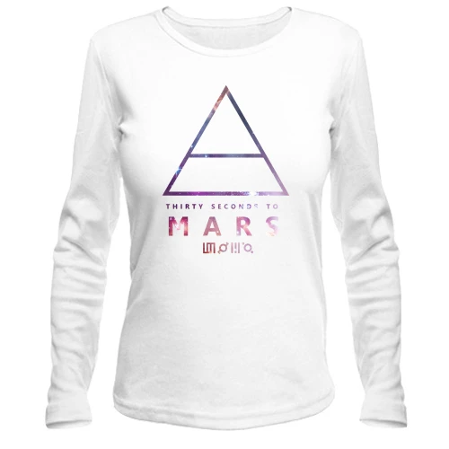 Жіночий лонгслів 30 seconds to mars color