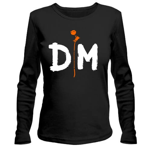 Женский лонгслив Depeche Mode orange rose