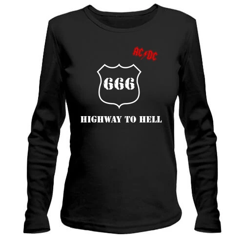 Жіночий лонгслів AC/DC - Highway to hell